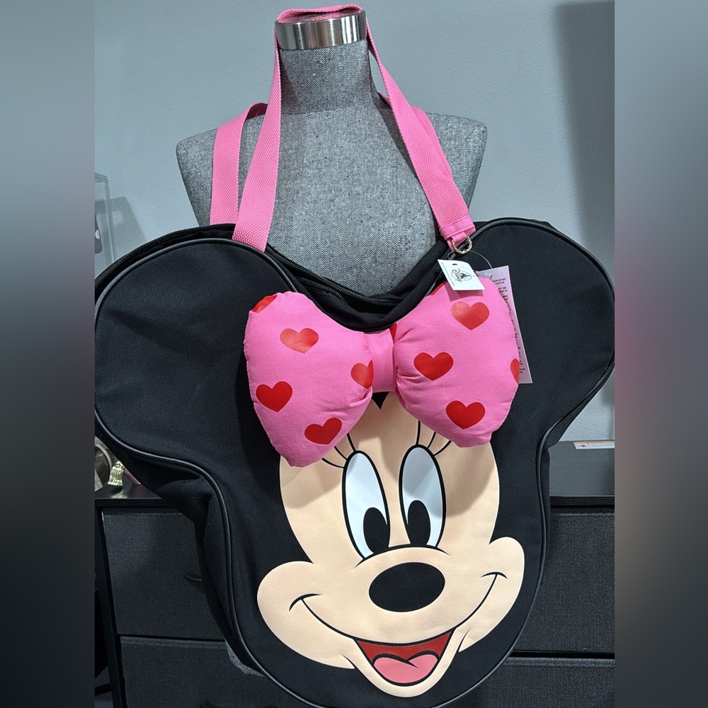 Disney Parks Large Minnie Mouse Face Tote - NWT!!